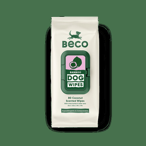 Beco Bamboo Dog Wipes - Coconut