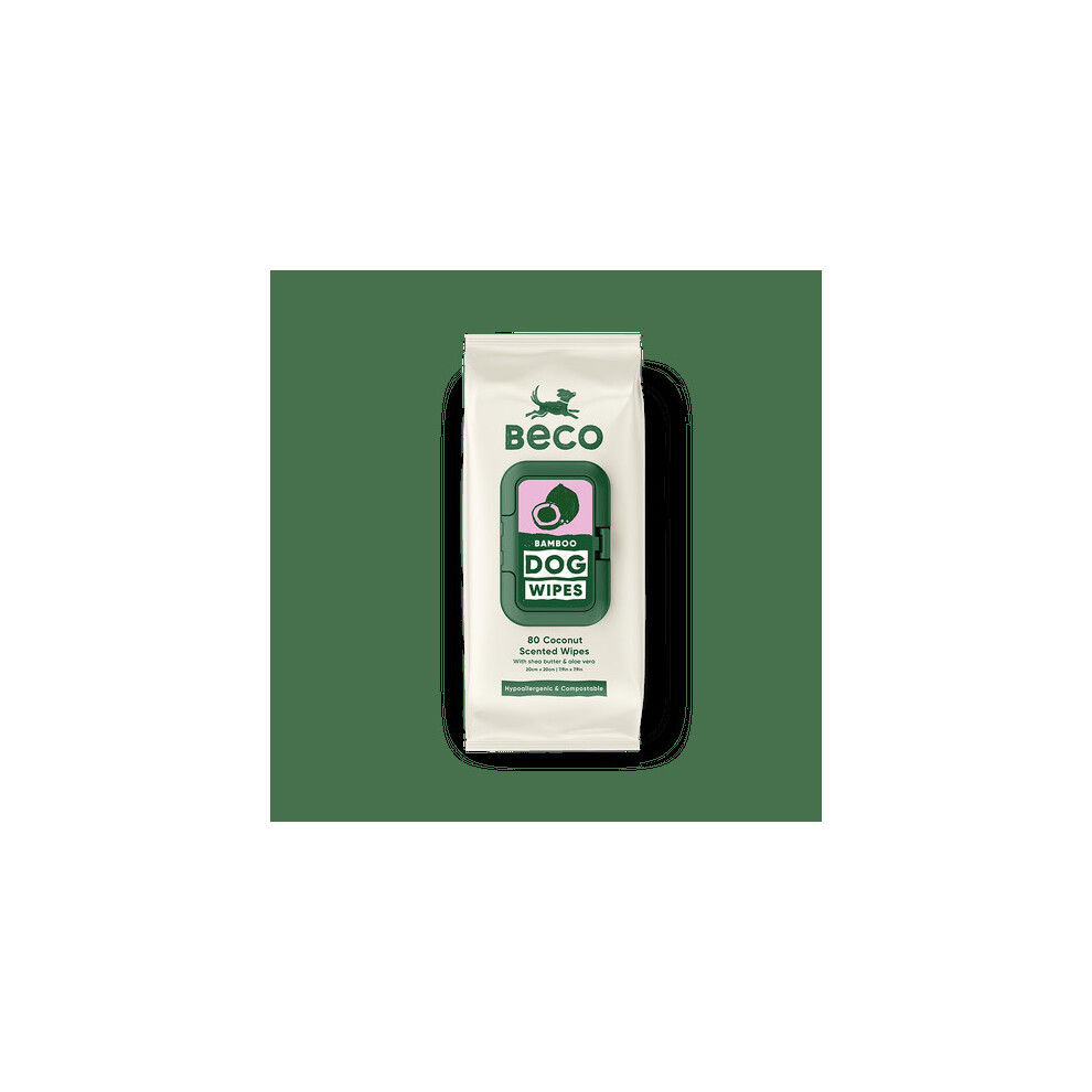 Beco Bamboo Dog Wipes - Coconut