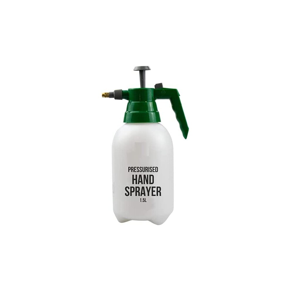 MantraRaj 1.5L Pressurised Hand Sprayer Bottle Garden Pressure Spray Bottle Adjustable Pump