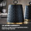 Tower Tower Empire Kitchen Storage Set of 6 in Midnight Blue/Brass 10