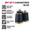 Tower Tower Empire Kitchen Storage Set of 6 in Midnight Blue/Brass 7