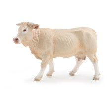 Papo - Figurina mucca bionda d'Aquitania