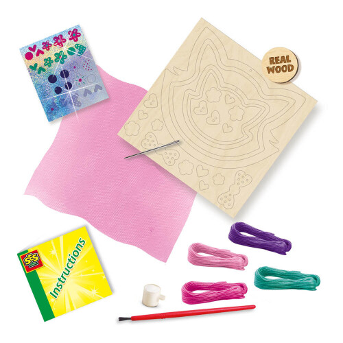 SES CREATIVE Cat Tulle Embroidery Set - 14135 1