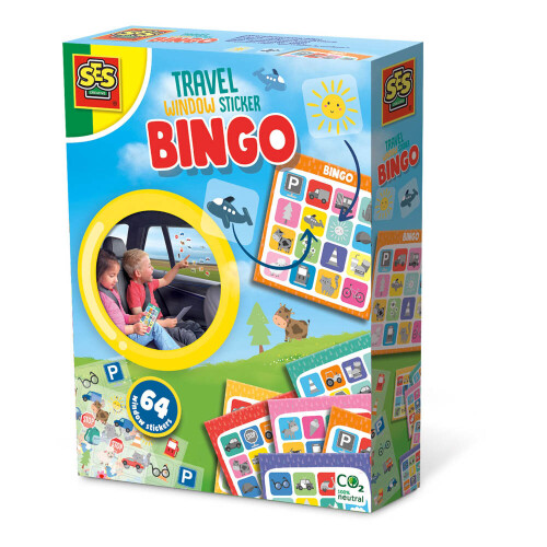 SES CREATIVE Travel Window Sticker Bingo - 02238