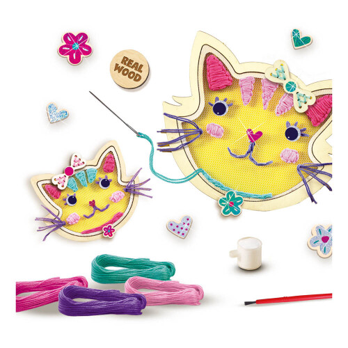 SES CREATIVE Cat Tulle Embroidery Set - 14135 2