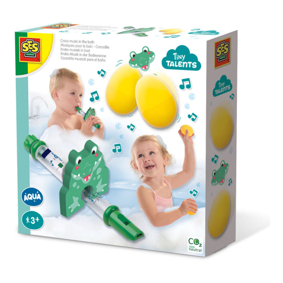 Photos - Bath Toy SES Creative Tiny Talents Croco Music in the Bath - 13059 13059 