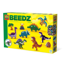 SES CREATIVE Beedz Dino World 2100 Iron-on Beads Mosaic Art Kit - 06202