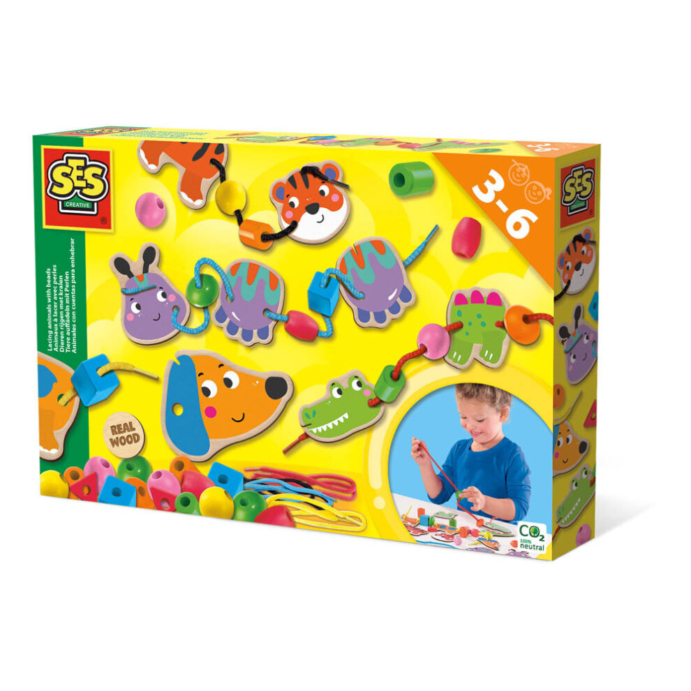 Ses Creative Lacing Animals Bead Set - 14800