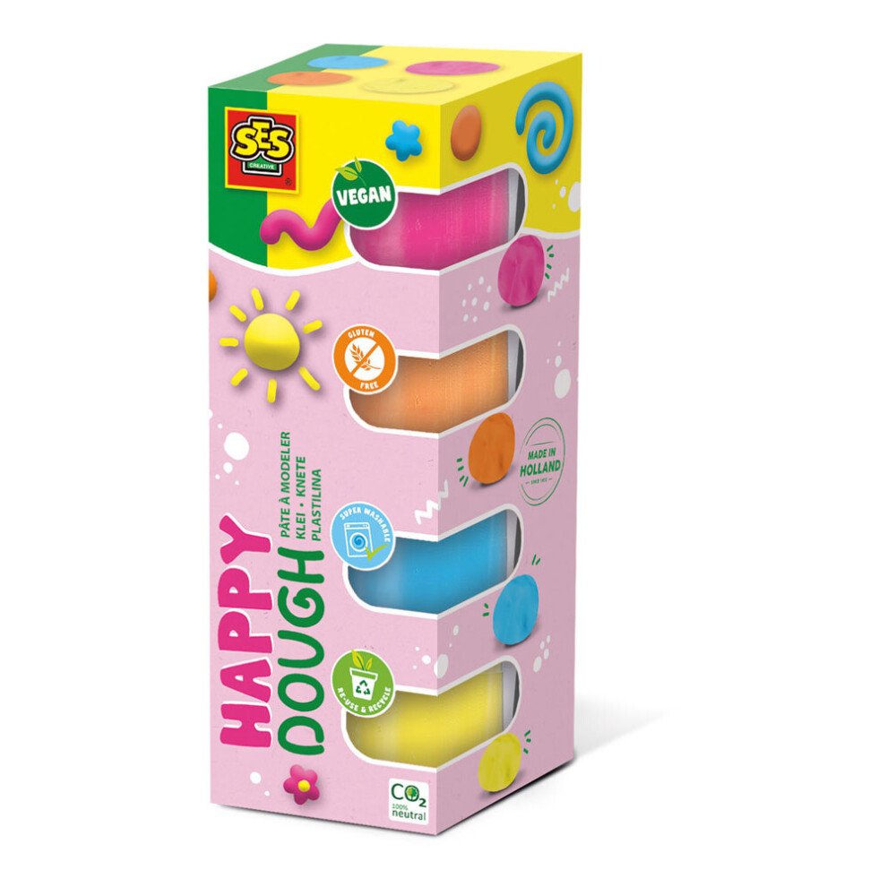 Ses Creative Happy Feel Good Modelling Dough Set - 00512