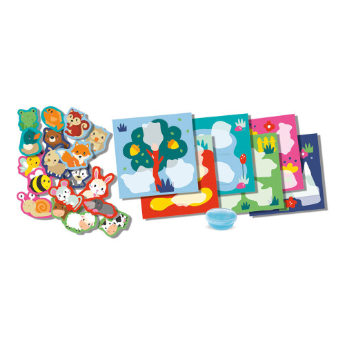 SES CREATIVE My First Where Do I Live? Sticking Animals - 14401 1