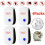 4 Pack Ultrasonic Pest Control Repeller Reject Rat Mouse Mice Spider 1