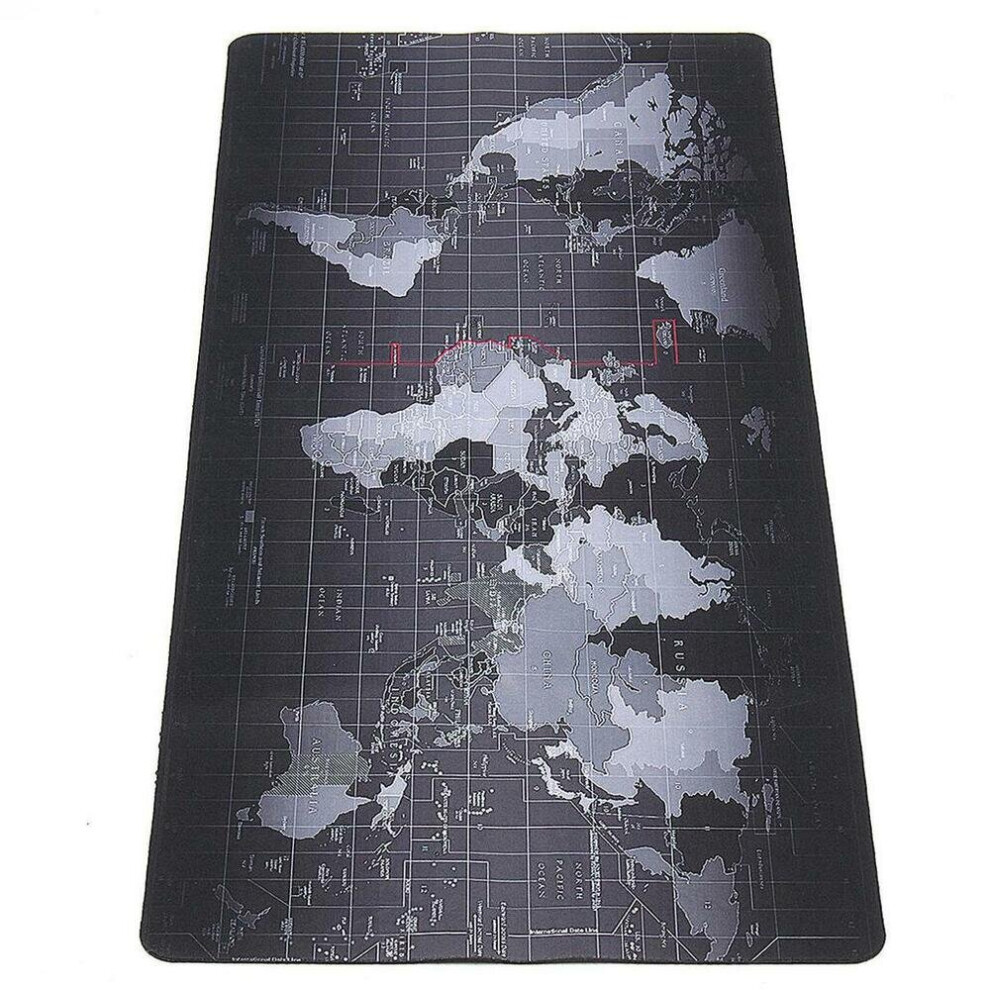 World Map Gaming Mouse Pad Large Mouse Pad Gamer Big Mouse Mat Computer Mousepad