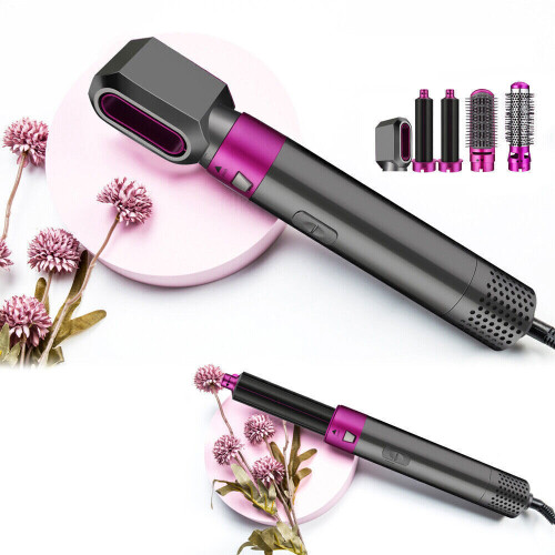 5 in 1 Professional Air Wrap Hair Styler Curler Straightner Hot Air ...