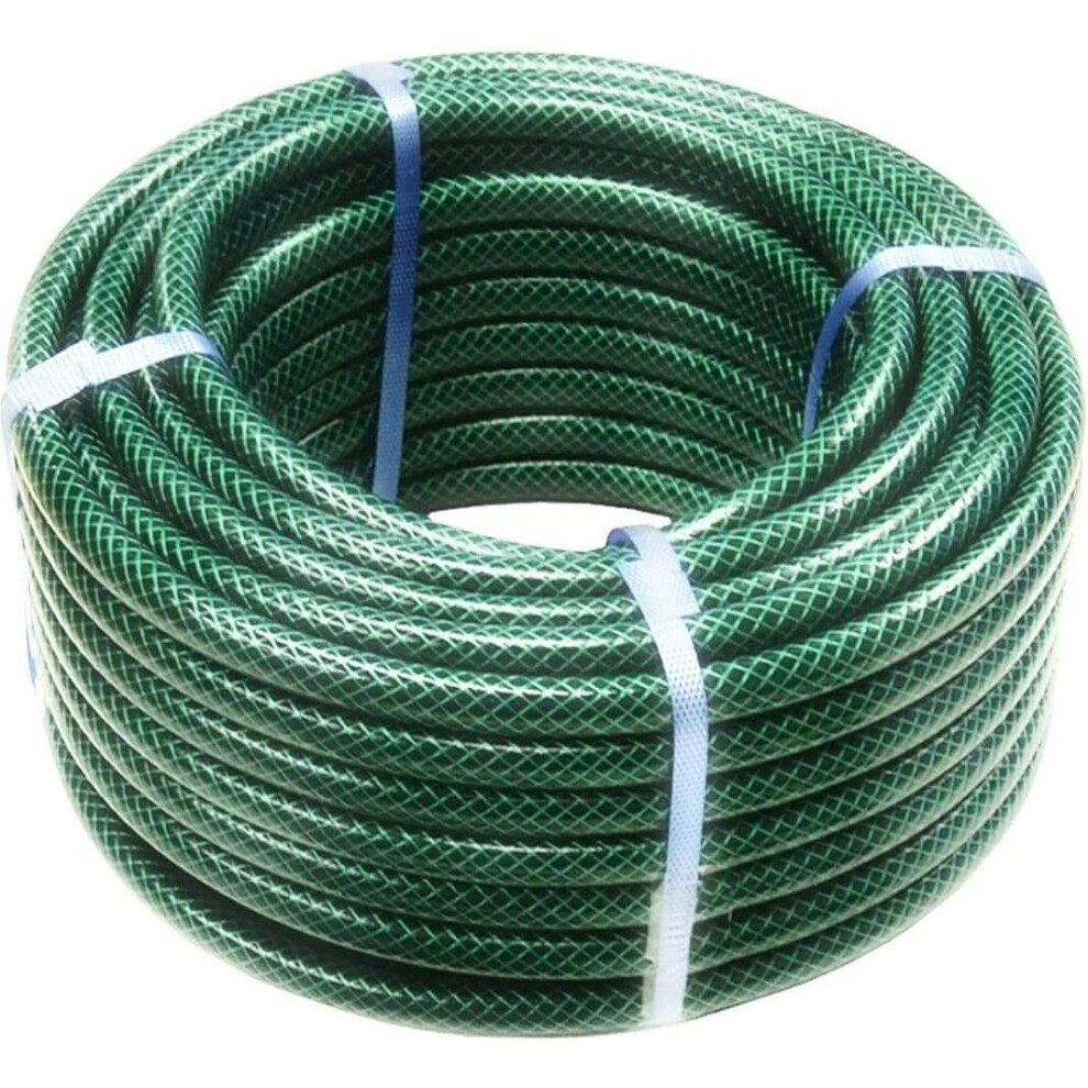 MantraRaj 50M Garden Hose Pipe Reel PVC Reinforced Outdoor 1/2" Hosepipe For Garden