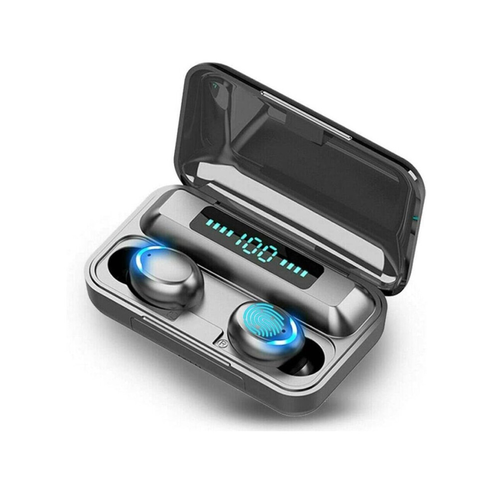 Bluetooth Earphone, Wireless Bluetooth 5.0 Earphones, Headsets And Earphones Earpiece Mic Sport Headset With 2200Mah Led Portable Charging Case, Touch 9128607570618