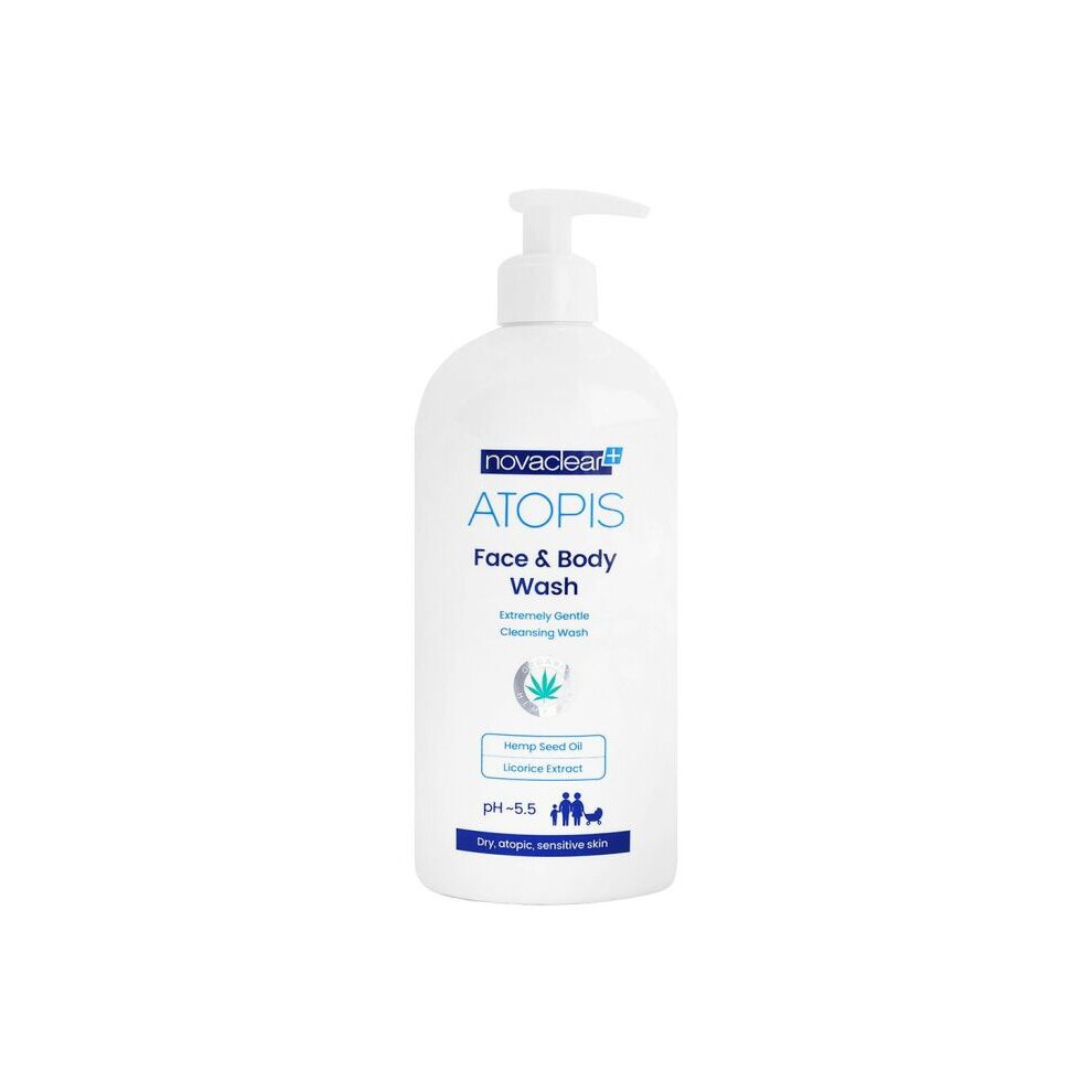 Novaclear Atopis Gentle Face & Body Wash For Dry, Atopic & Sensitive