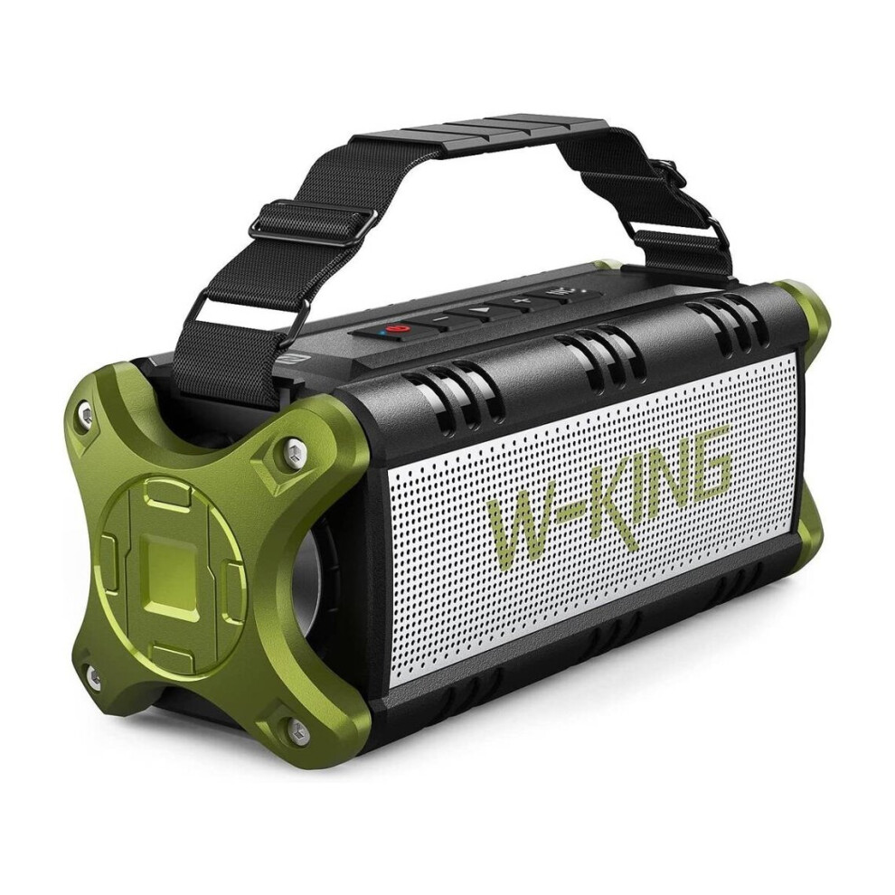 W-King 50W (70W Peak) Bluetooth Speaker Ipx6 Waterproof, 24 Hours Operation, 8000Mah Power Bank, 30 Meter Range, Portable Bluetooth Speaker Loudspeake 9128607558968