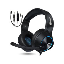 Vinsh N11 Gaming Headset ?USB Headset with Noise Isolating Mic, for PC, PS4 -Blue