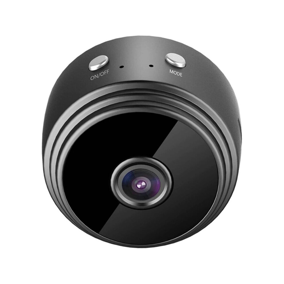 Mini FHD 4K WiFi Outdoor Surveillance Camera - Small Wireless Handheld Camera with Night Vision, Motion Detection, Remote View. (Black)