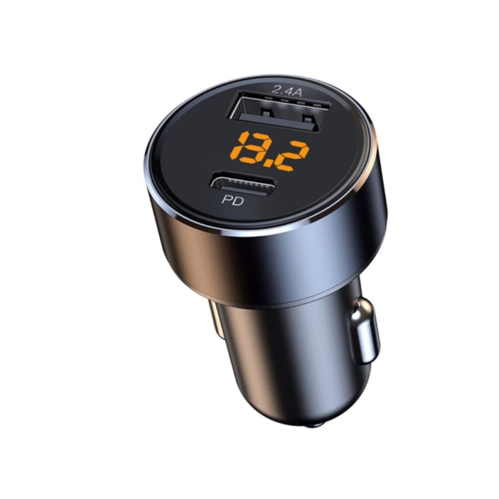 Photos - Other for Mobile Car Charger Adapter,30W USB C Car Charger, Mini 2.4A USB Adapter with LED Voltage Display, 12W USB & 18W PD 12V Car Charger
