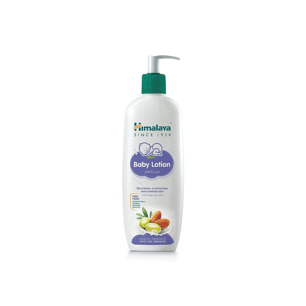 Himalaya Baby Lotion With Olive & Almond Oil Gently Moisturizes 600ml