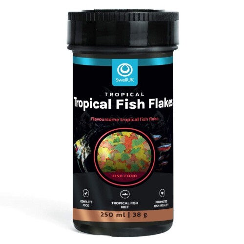 Swell Tropical Fish Flakes 250ml/38g - 2 Pack