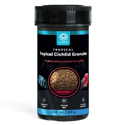 Swell Tropical Cichlid Granules 250ml/90g - 2 Pack