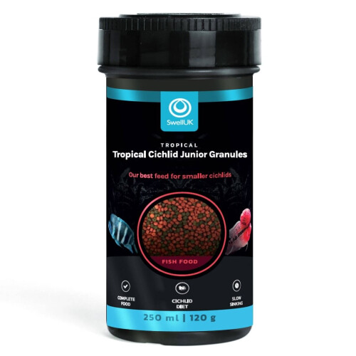 Swell Tropical Cichlid Junior Granules 250ml/120g - 2 Pack