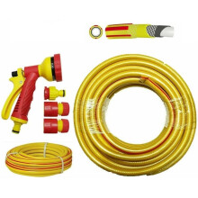 MantraRaj 30M Spray Gun Set Hose Pipe Garden Hosepipe Heavy Duty Outdoor Reinforced 1/2" Garden Hose 3 Ply Construction