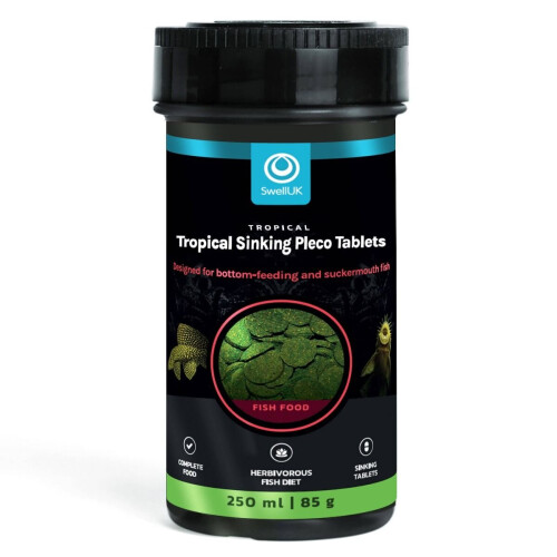 Swell Tropical Sinking Pleco Tablets 250ml/85g - 2 Pack