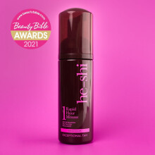 He-Shi Self Tanning Mousse Rapid 1 Hour Body Face Fake Tan Vegan Free - 150ml