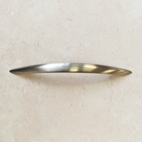 (128mm Handle) Brushed Nickel Bow Handles 128mm 192mm & 320mm