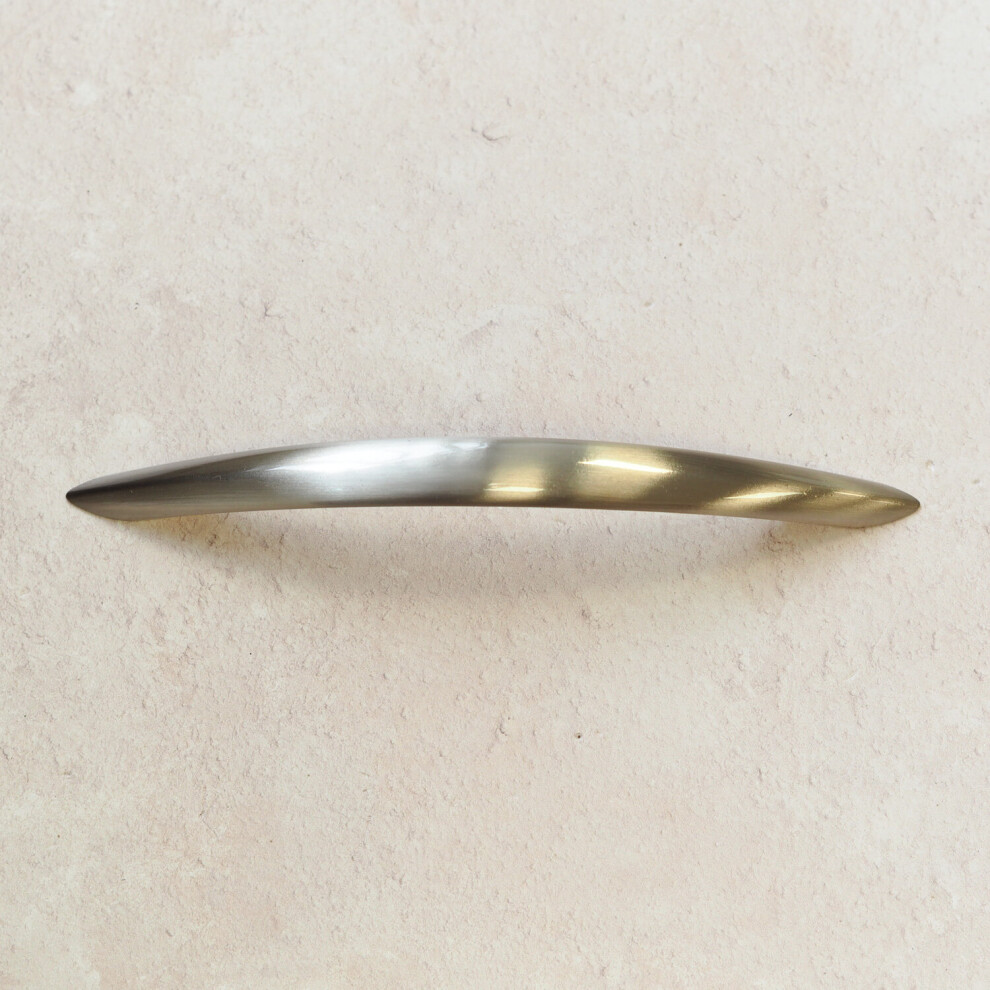 (128Mm Handle) Brushed Nickel Bow Handles 128Mm 192Mm & 320Mm 5060796701760