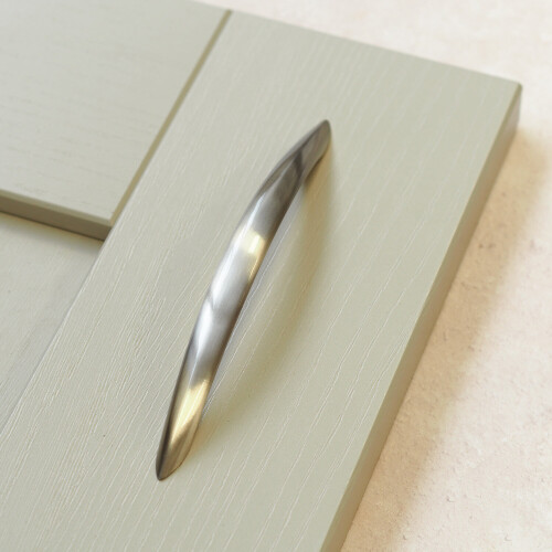 (128mm Handle) Brushed Nickel Bow Handles 128mm 192mm & 320mm 1