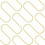 Muriva Metallic Gold White Linear Curve Wavey Lines Minimalist Feature Wallpaper 4