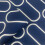 Muriva Navy Blue White Linear Curve Wavey Lines Minimalist Feature Wallpaper 4