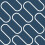 Muriva Navy Blue White Linear Curve Wavey Lines Minimalist Feature Wallpaper 6