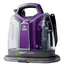 BISSELL SpotClean Pet Portable Carpet Cleaner Remove Spots 36982 Titanium/Purple