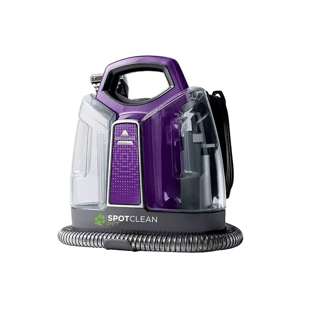 BISSELL SpotClean Pet Portable Carpet Cleaner Remove Spots 36982 Titanium/Purple