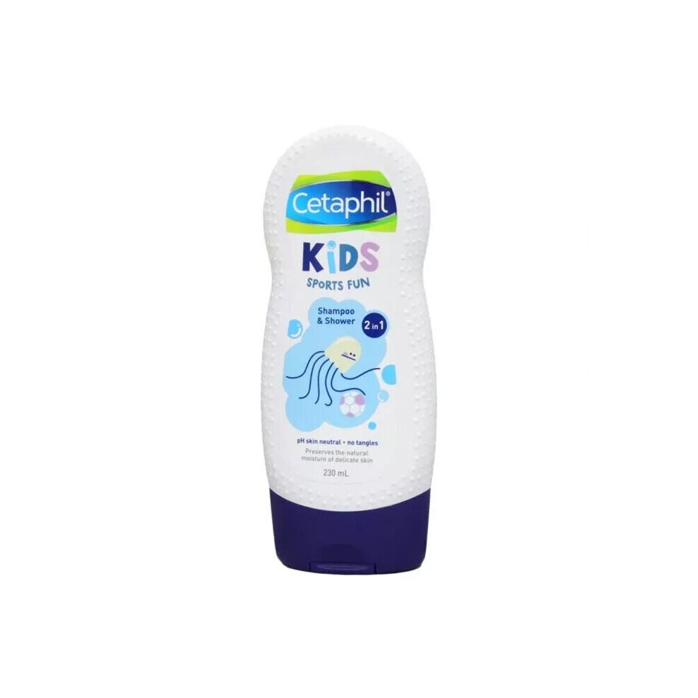 Cetaphil Kids Sports Fun 2 In 1 Shampoo & Shower Gel 230 mL