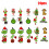 MDSRJONE 24 Stück Neuheit Grinch Xmas Baumschmuck 2