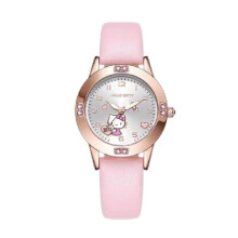 (Kitty) Cartoon Sanrio Kids Watch Diamond Kuromi Hellokitty Melody Cinnamoroll Pink Girl