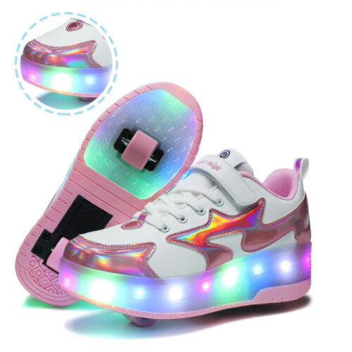 Boys pink hot sale sneakers