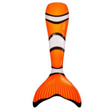(  S,   Orange) Mermaid Tail Adult Swimsuit Parent-Child Kid Women Swimsuit Clothing Swimwear