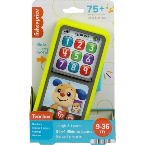 Fisher-Price Fisher Price Laugh & Learn 2-in-1 Slide to Learn Smartphone 2