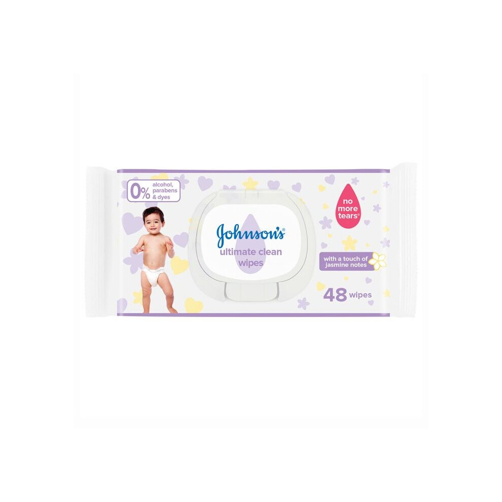 Johnson's Ultimate Clean Baby Wipes, Pack of 48's - Baby Wipes