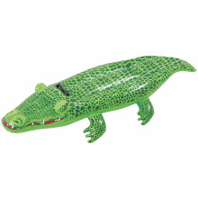 Sun Club Inflatable Crocodile Rider Pool Float with Grip Handles - 56 x 26 in