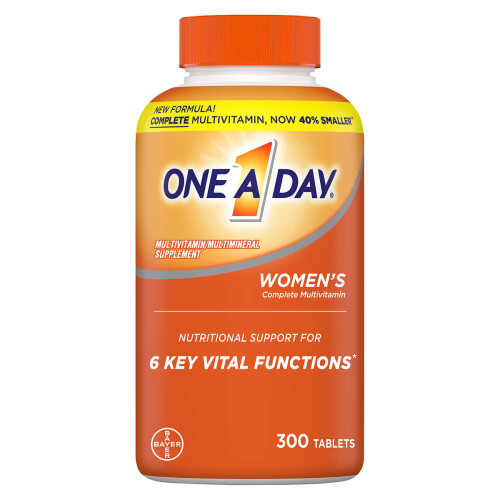 One A Day Women's Complete Multivitamin, 300 Tablets - 40% Smaller Tablets