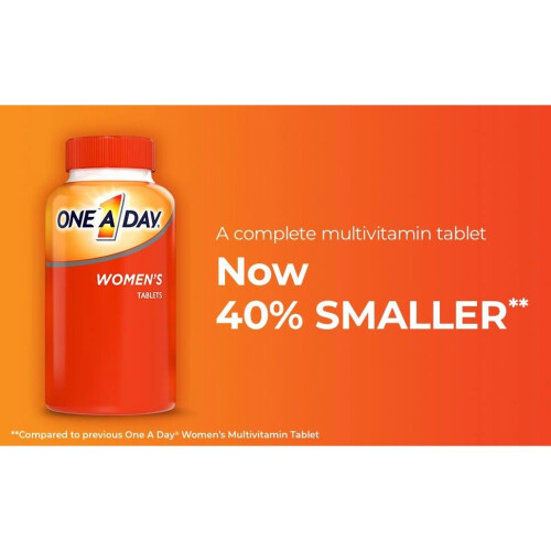 One A Day Women's Complete Multivitamin, 300 Tablets - 40% Smaller Tablets 2