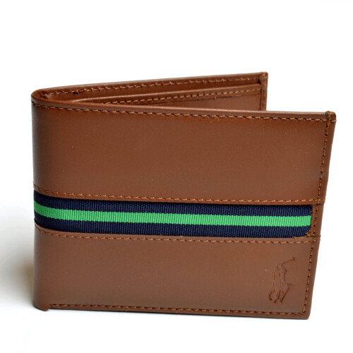 Polo ralph lauren bifold leather wallet best sale